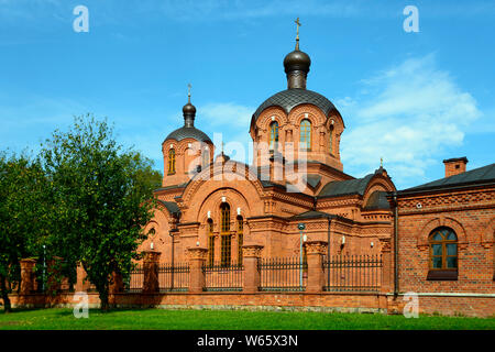 Orthodoxe Kirche St. Nikolaus, Bialowieza, Podlasien, Polen Stockfoto