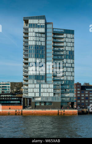 Kristall Turm, Grosse Elbstrasse, Altona, Hamburg Stockfoto