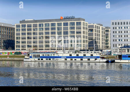 Zalando, Muehlenstrasse, Friedrichshain, Berlin, Deutschland, Mühlenstrasse Stockfoto