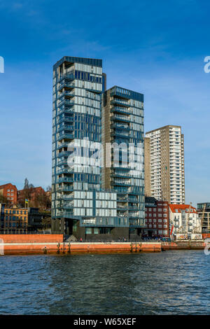 Kristall Turm, Grosse Elbstrasse, Altona, Hamburg Stockfoto