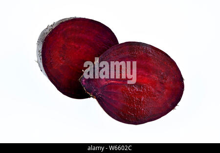 Rote Beete, Beta vulgaris vulgaris var. conditiva Stockfoto