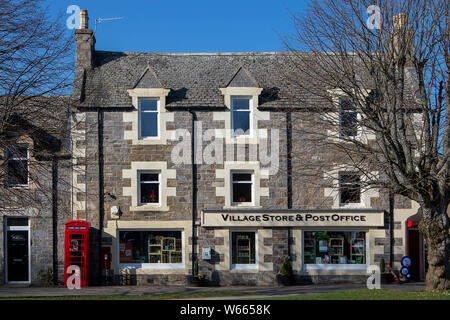 Dorfladen & Post Tomintoul schottischen Highlands Stockfoto