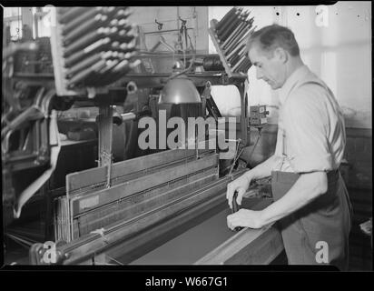 Mt. Holyoke, Massachusetts - Seide. William Skinner und Söhne. Verdoppelung Stockfoto