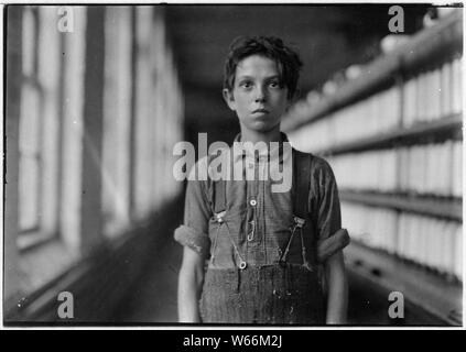 Jo Bodeon, Roper in Maultier Zimmer. Chace Cotton Mill. Burlington, Vt. Stockfoto