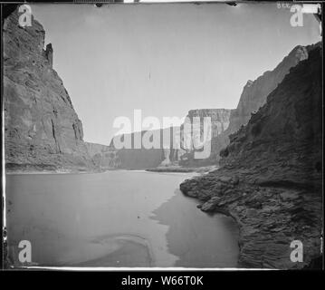 Blick auf den Colorado River in den Mund von PARIA Creek, Arizona Stockfoto