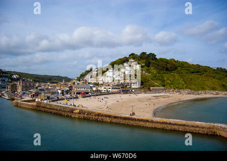 Anzeigen von Polperro, South East Cornwall Stockfoto