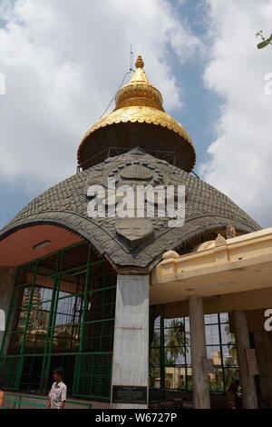 Sri Prasanna Veeranjaneya Swamy Tempel, Bangalore, Karnataka, Indien. Stockfoto