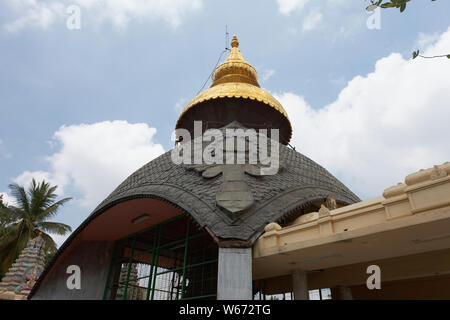Sri Prasanna Veeranjaneya Swamy Tempel, Bangalore, Karnataka, Indien. Stockfoto