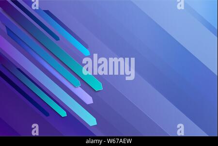 Gerade Linien abstrakt vector Hintergrund. Blue Motion Hintergrund Stock Vektor