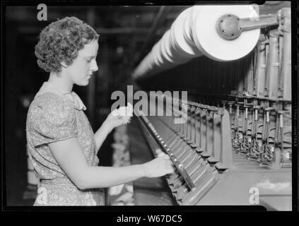 Millville, New Jersey - Textilien. Millville Manufacturing Co [Frau ziehen Thema.] Stockfoto