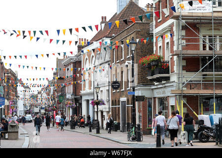 Rochester Kent, Rochester ist eine Stadt und war eine historische Stadt in der Unitary Authority von Medway in Kent, England Stockfoto