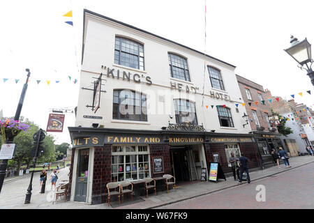 Rochester Kent, Rochester ist eine Stadt und war eine historische Stadt in der Unitary Authority von Medway in Kent, England Stockfoto