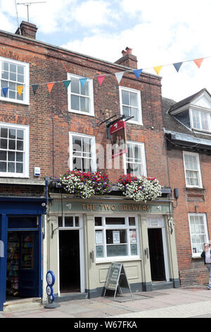 Rochester Kent, Rochester ist eine Stadt und war eine historische Stadt in der Unitary Authority von Medway in Kent, England Stockfoto
