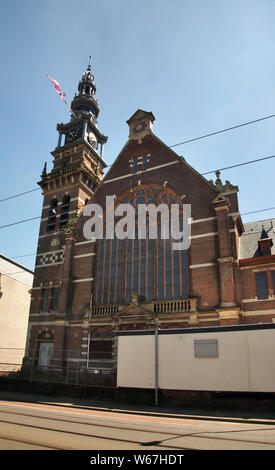 Neue Kirche der Niederländischen Reformierten Kirche (Nieuwe Kerk, Nederlands Hervormde Gemeente) in Scheveningen Bezirke. Haag (Den Haag). Südholland. Nethe Stockfoto