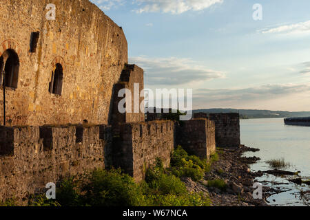 Smederevo Festung, eine der größten Befestigungsanlagen in Serbien Stockfoto