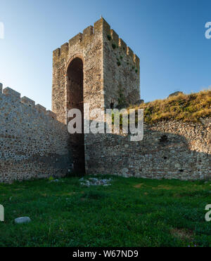 Smederevo Festung, eine der größten Befestigungsanlagen in Serbien Stockfoto