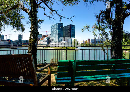 Hyatt im Medienhafen, Düsseldorf - Deutschland Stockfoto