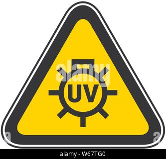 Dreieckige Warnung Gefahrensymbol Stock Vektor