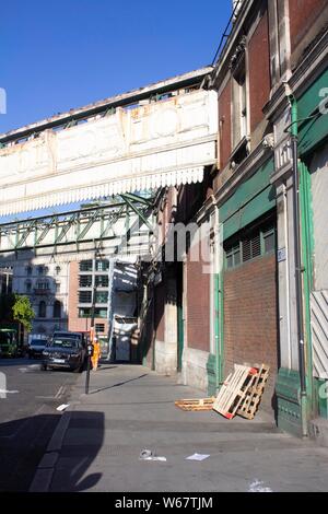 Smithfield Market in London am frühen Morgen Stockfoto