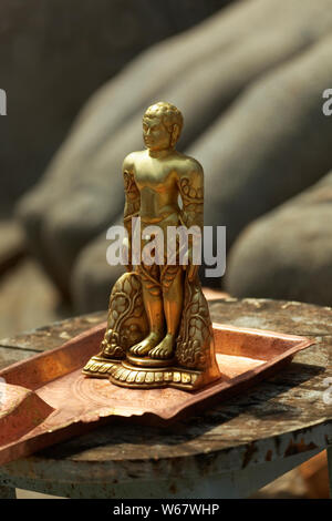 Bahubali Shravanbelgola Gomateshwara, Karnataka, Indien. Stockfoto