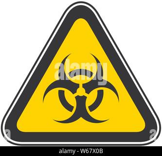 Dreieckige Warnung Gefahrensymbol Stock Vektor