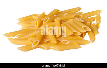 Penne Rigate Pasta Stapel Stockfoto