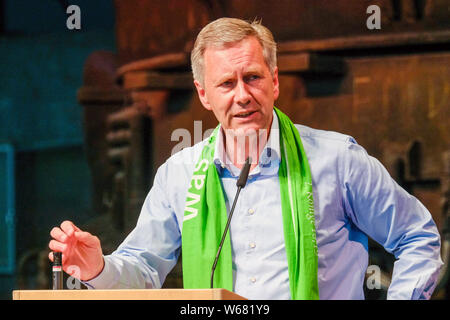 Dortmund/Deutschland, 22.06.2019: ehemalige Deutsche Christian Wulff hielt eine Rede auf dem Evangelischen Kirchentag 2019 in Dortmund mit dem Thema "Christen und Muslime - wie viel Religion braucht unsere Gesellschaft trauen?' Stockfoto