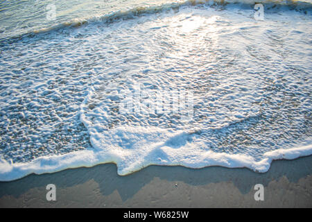 Daytona Beach Florida. Juli 07, 2019 Wellen an der Küste. Stockfoto