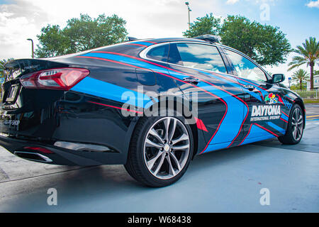 Datytona, Florida. Juli 18, 2019. Daytona 500 Auto auf dem Daytona International Speedway. Stockfoto