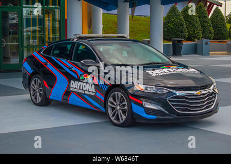 Datytona, Florida. Juli 18, 2019. Daytona 500 Auto auf dem Daytona International Speedway. Stockfoto