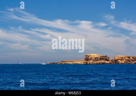 Die Küste von Ras Mohammed National Park im Süden der Sinai, Ägypten Stockfoto