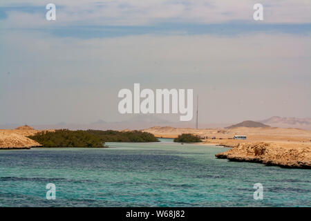 Die Küste von Ras Mohammed National Park im Süden der Sinai, Ägypten Stockfoto