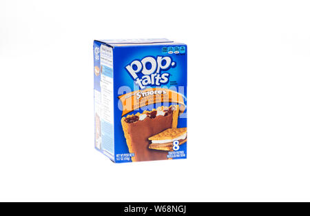 Kellogg's Pop-Tarts Frosted S'mores Toaster Gebäck box Stockfoto