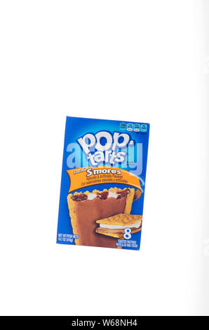 Kellogg's Pop-Tarts Frosted S'mores Toaster Gebäck box Stockfoto