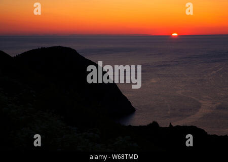 Sunrise, Signal Hill National Historic Site, St. John's, Neufundland und Labrador, Kanada Stockfoto