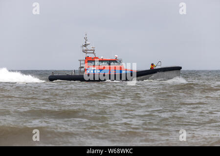KNRM Rettungsboot NH 1816. KNRM ist die freiwillige Organisation in den Niederlanden mit der Aufgabe, die Rettung von Leben auf See. Stockfoto