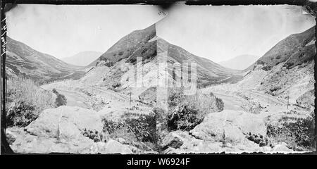 Weber Canyon, östlich von Devil's Gate. Weber County, Utah Stockfoto