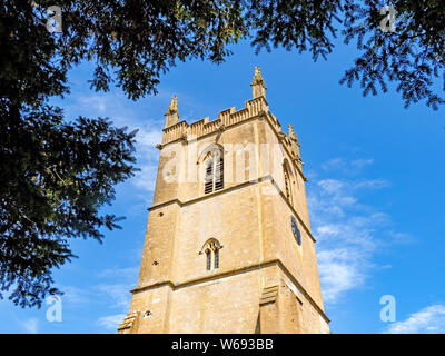 St Edward's Kirche in Wold, Gloucestershire, England, UK. Stockfoto