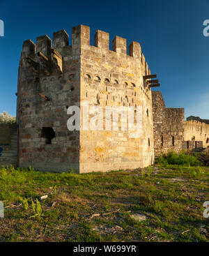 Smederevo Festung, eine der größten Befestigungsanlagen in Serbien Stockfoto