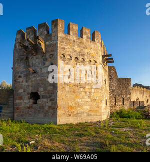 Smederevo Festung, eine der größten Befestigungsanlagen in Serbien Stockfoto