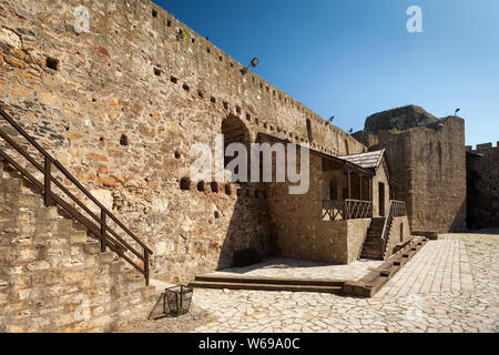 Zitadelle des Despoten Djuradj in Smederevo Festung, eine der größten Befestigungsanlagen in Serbien Stockfoto