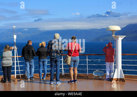 Inside Passage, Port McNeill, Vancouver Island, British Columbia, Kanada Stockfoto