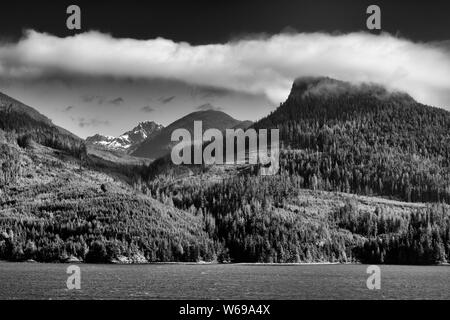 Inside Passage, Port McNeill, Vancouver Island, British Columbia, Kanada Stockfoto