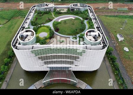 Peking, China. 28 Mai, 2019. Luftbild am 28. Mai 2019 zeigt eine Ausstellungshalle auf der ponge Stadt" Projekt in Pingxiang, der ostchinesischen Provinz Jiangxi. Credit: Peng Zhaozhi/Xinhua/Alamy leben Nachrichten Stockfoto