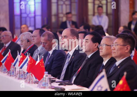 Gäste nehmen an der 19 GoforIsrael in Shishan Stadt Foshan City, die südchinesische Provinz Guangdong, 31. Mai 2018. 19 GoforIsrael wurde in Sh gehalten Stockfoto