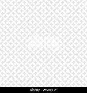 Vektor nahtlose Muster. Unendlich wiederholen moderne Textur aus kleinen Kreuze und Punkte, die Grau Weiß geometrische Kacheln bilden. Abstract se Stock Vektor