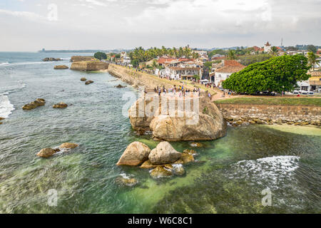 UNESCO Galle Fort Aerial, Sri Lanka Stockfoto
