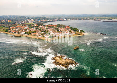 UNESCO Galle Fort Aerial, Sri Lanka Stockfoto