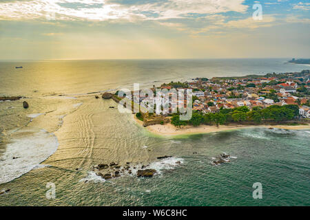 UNESCO Galle Fort Aerial, Sri Lanka Stockfoto