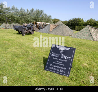 Stonham Scheunen Geschichte lebendig, Lebendige Geschichte, Suffolk, England, Großbritannien 2019 Stockfoto